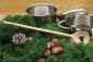 Preview: Holz Kochlöffel aus Buchenholz - 30 cm - runde Laffe - mit Herz
