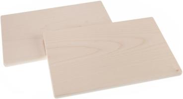 Schneidebrett rechteckig aus Ahorn Holz 30 x 18 x 1,5 cm - FSC®