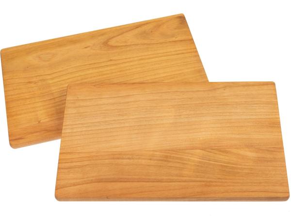 Schneidebrett rechteckig - Kirsch Holz geölt - 30 x 18 x 1,5 cm FSC®